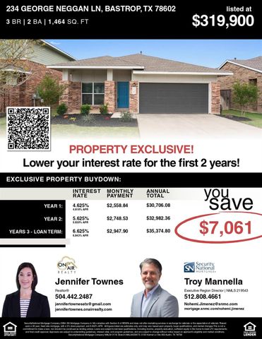 234 George Neggan LN, Bastrop, TX 78602
