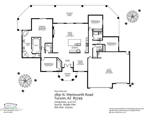 2891 N Wentworth Road, Tucson, AZ 85749