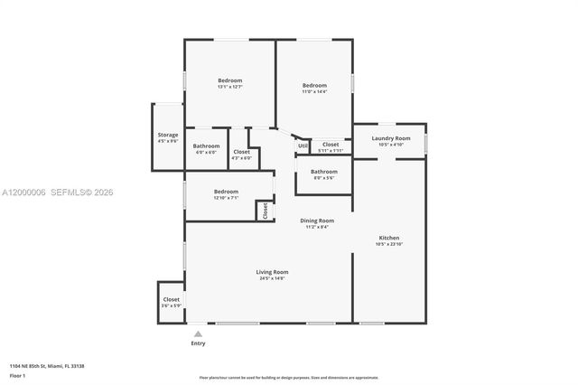 1104 NE 85th St, Miami, FL 33138