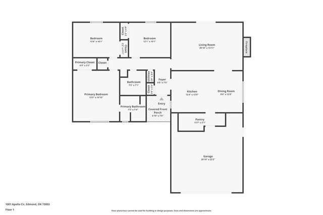 1001 Apollo Circle, Edmond, OK 73003