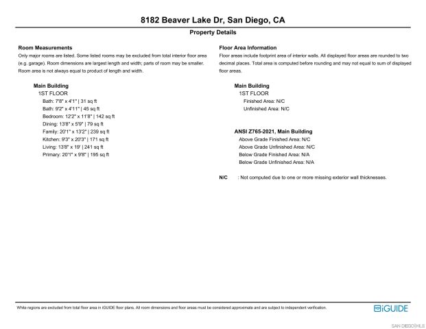 8182 Beaver Lake Dr, San Diego, CA 92119