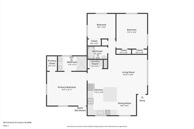 852 Frances Drive SE, Smyrna, GA 30080