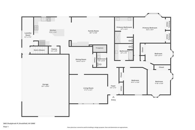 3665 Shadybrook PLACE, Brookfield, WI 53005