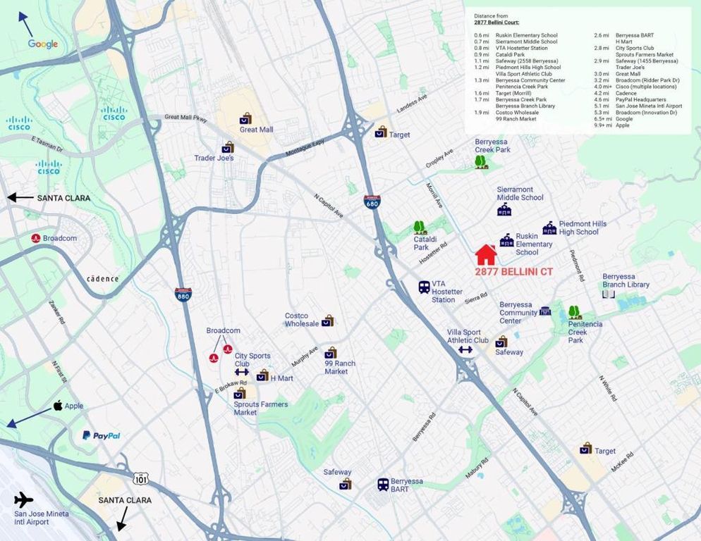 Image 49 of property listing at 2877 Bellini Court, San Jose, CA 95132