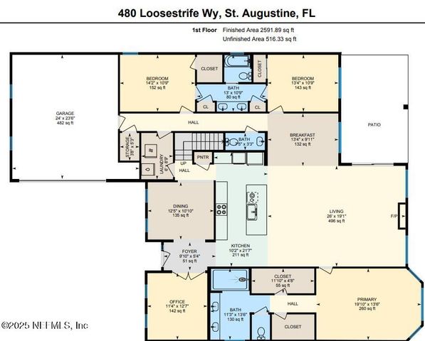 480 LOOSESTRIFE Way, St. Augustine, FL 32095