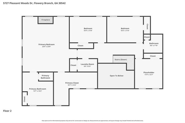 5727 Pleasant Woods Drive, Flowery Branch, GA 30542