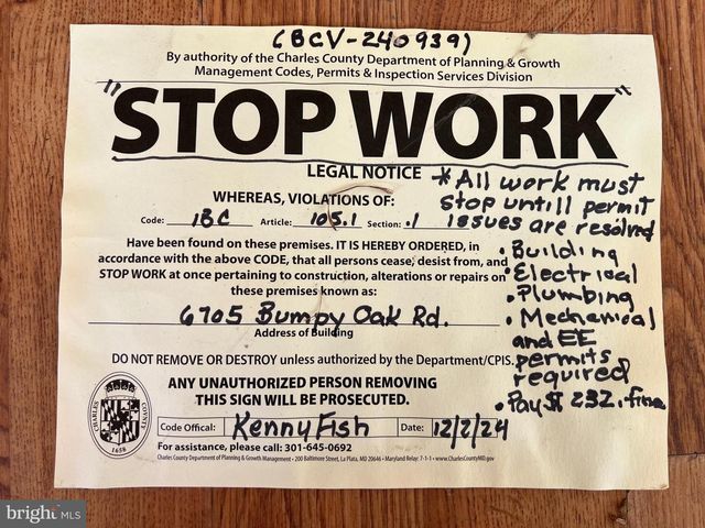 6705 BUMPY OAK RD, La Plata, MD 20646