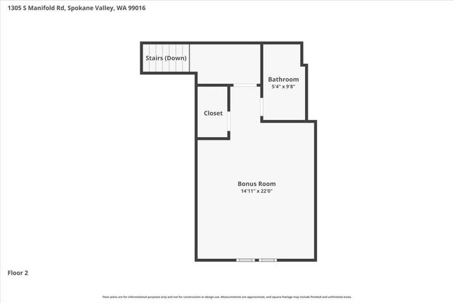 1305 S Manifold Rd, Spokane Valley, WA 99016
