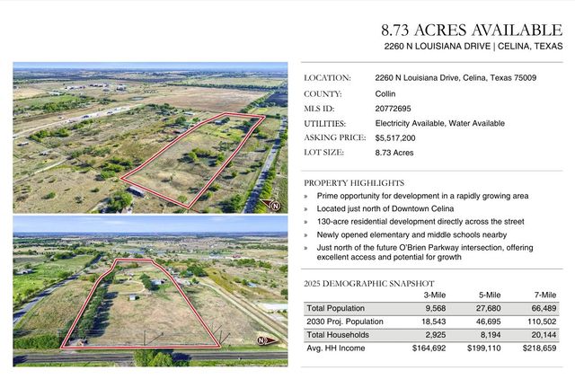 8.7 N Louisiana Drive, Celina, TX 75009