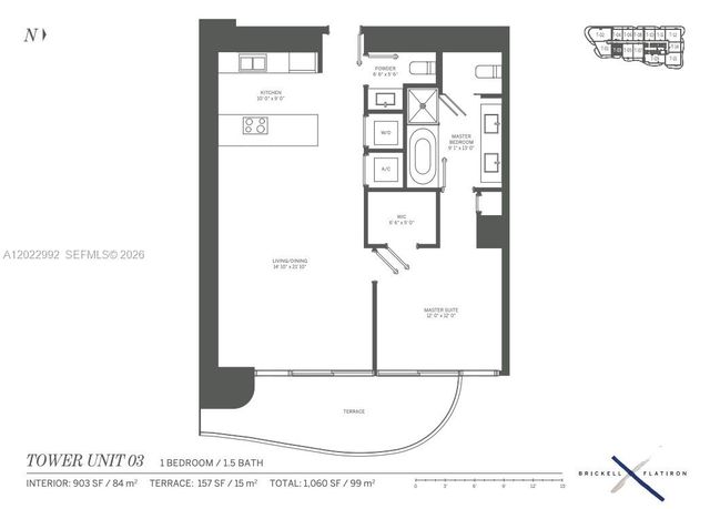 1000 Brickell Plaza 1903, Miami, FL 33131