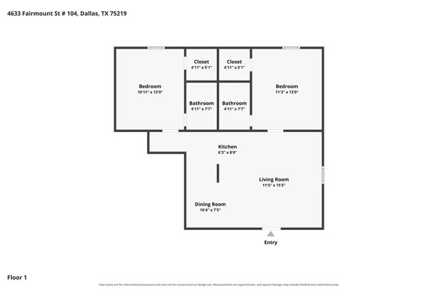 4633 Fairmount Street 104, Dallas, TX 75219