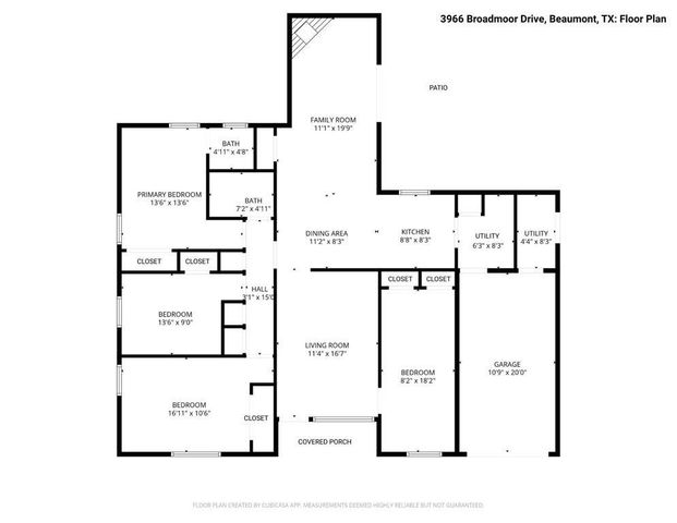 3966 Broadmoor Drive, Beaumont, TX 77707