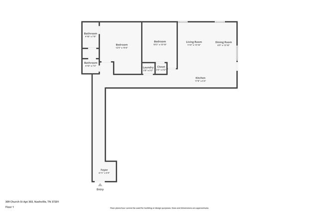 309 Church St Apt 303, Nashville, TN 37201
