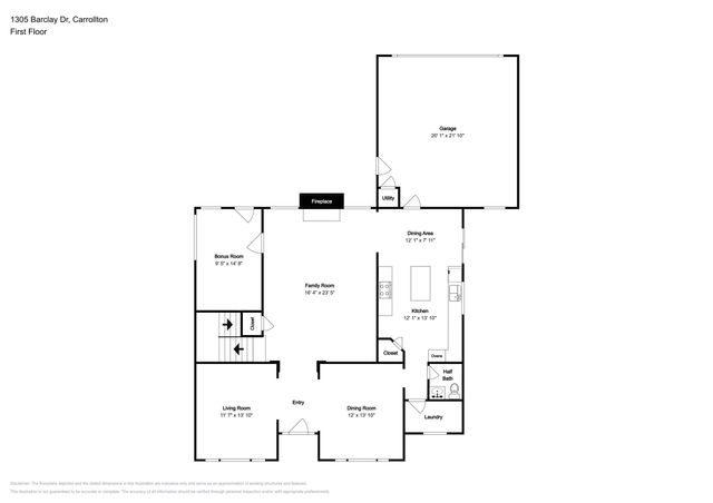 1305 Barclay Drive, Carrollton, TX 75007