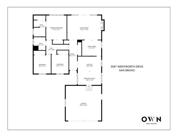 2581 Wentworth Drive, San Bruno, CA 94066