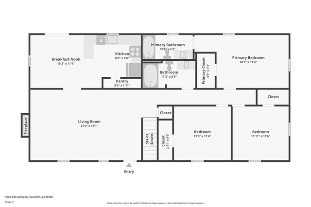 5752 Oak Grove Drive, Acworth, GA 30102