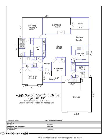6358 Saxon Meadow Drive, Leland, NC 28451