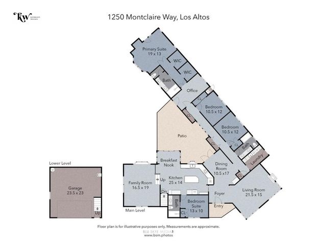 1250 Montclaire Way, Los Altos, CA 94024