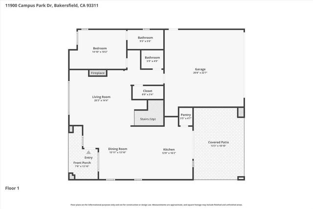 11900 Campus Park Drive, Bakersfield, CA 93311