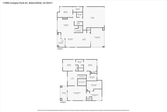 11900 Campus Park Drive, Bakersfield, CA 93311