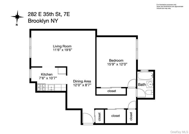 282 E 35th Street 7E, Brooklyn, NY 11203