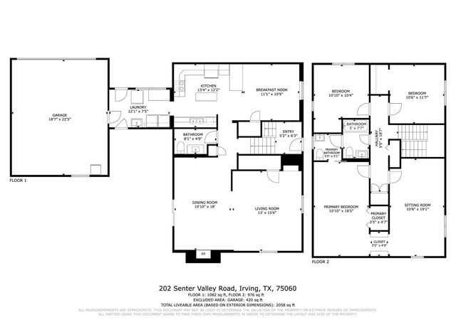 202 Senter Valley Road, Irving, TX 75060