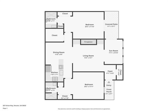 2071 Brian Way, Decatur, GA 30033