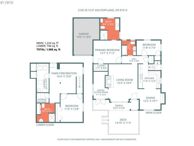 2105 Se 51ST Ave, Portland, OR 97215