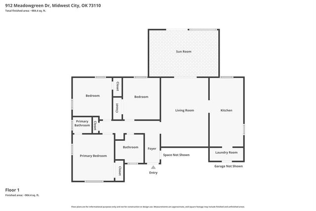 912 Meadowgreen Drive, Midwest City, OK 73110