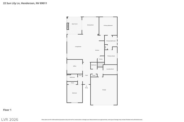 22 Sun Lily Lane, Henderson, NV 89011