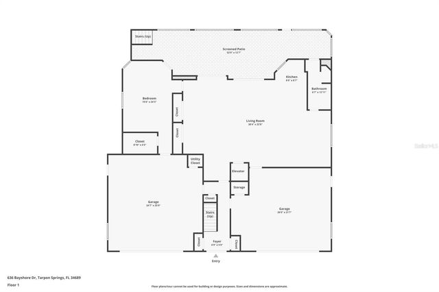 636 BAYSHORE DRIVE, Tarpon Springs, FL 34689