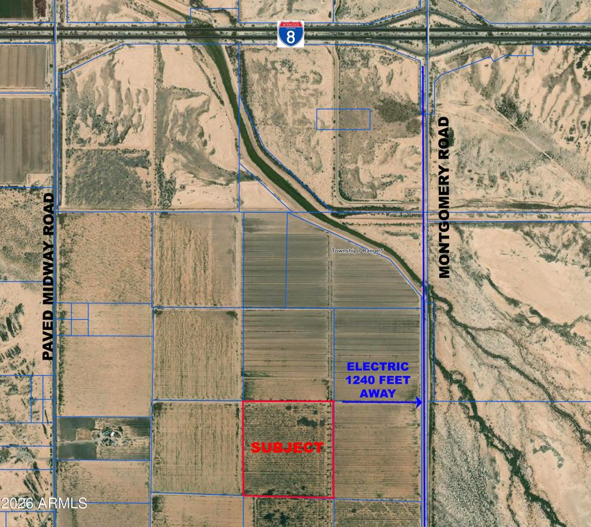 39.5 ACRES MONTGOMERY (NO ADDRESS) Road 10, Casa Grande, AZ 85193 — exterior