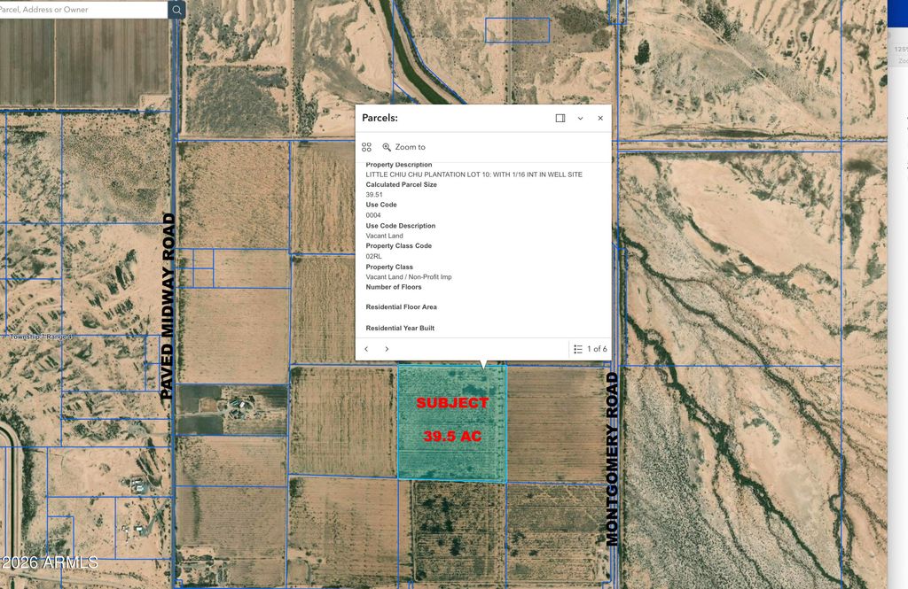 39.5 ACRES MONTGOMERY (NO ADDRESS) Road 10, Casa Grande, AZ 85193 — photo 2