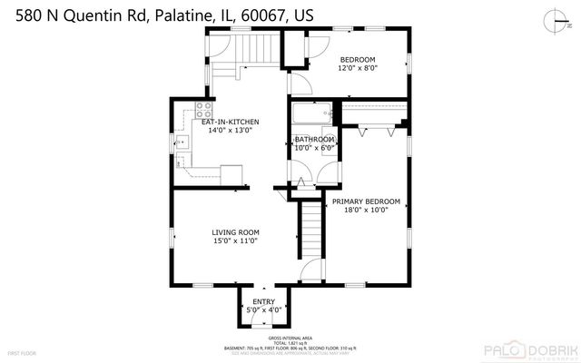 580 N Quentin Road, Palatine, IL 60067