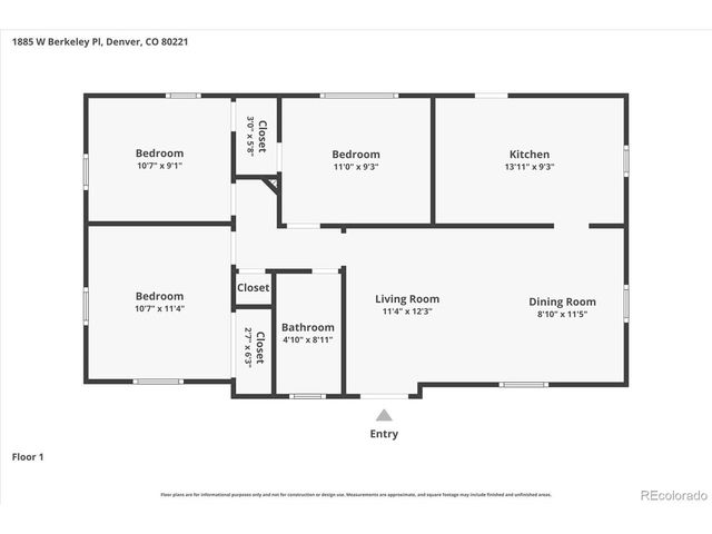 1885 W Berkeley Pl, Denver, CO 80221