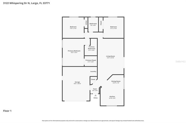 3122 WHISPERING DRIVE N, Largo, FL 33771