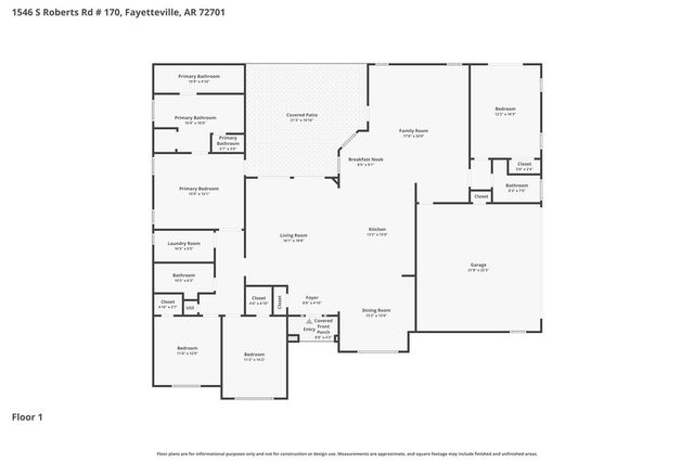 1546 S Roberts Road, Fayetteville, AR 72701