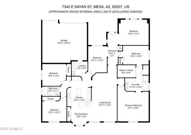 7340 E SAYAN Street, Mesa, AZ 85207