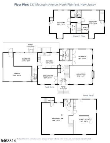 337 Mountain Ave, North Plainfield Boro, NJ 07062