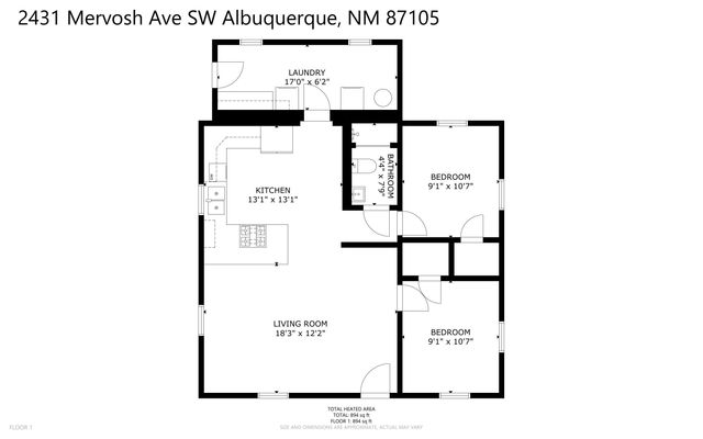 2431 Mervosh Avenue SW, Albuquerque, NM 87105