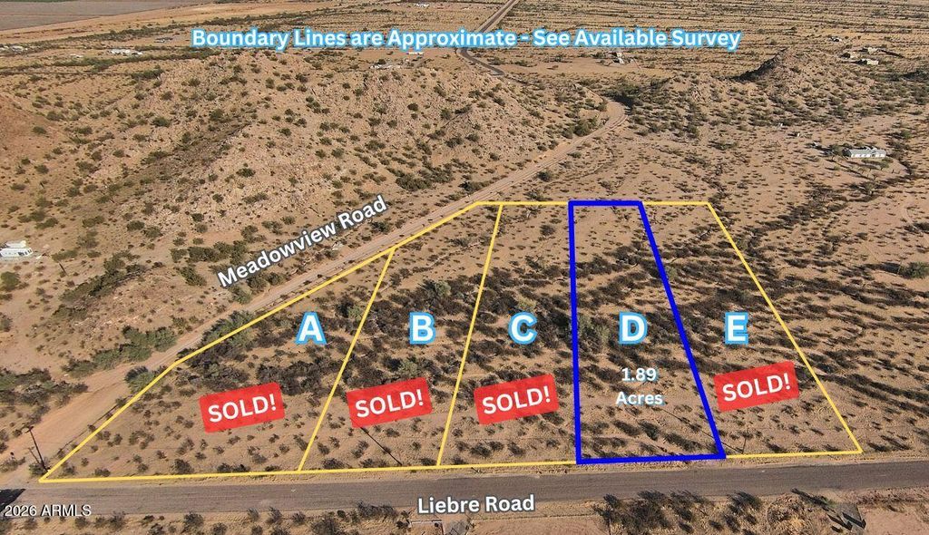 Image 1 of property listing at 42 N Liebre Lot D Road 42, Maricopa, AZ 85139