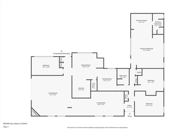 838 20th, Delano, CA 93215