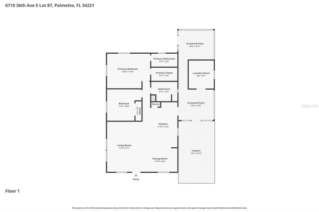 6710 36TH AVENUE E 87, Palmetto, FL 34221