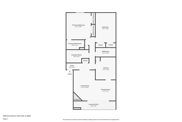 9026 Del Prado Drive 1N, Palos Hills, IL 60465