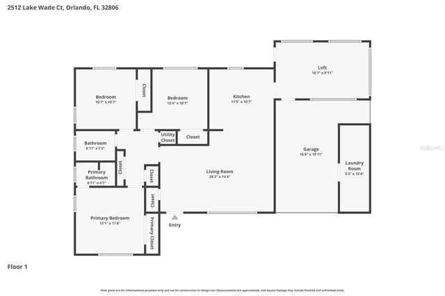 2512 LAKE WADE COURT, Orlando, FL 32806