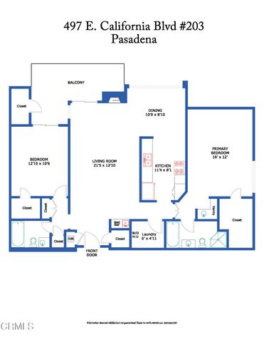 497 E California Boulevard 203, Pasadena, CA 91106