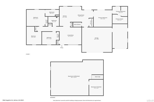 3564 Sapphire Drive, Adrian, MI 49221