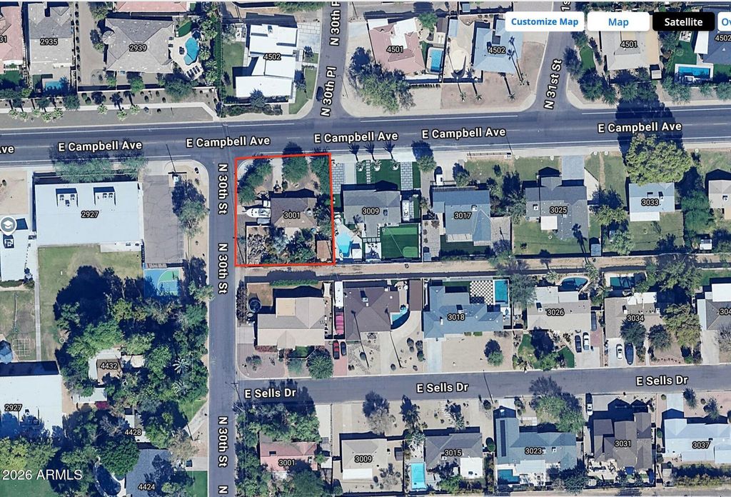 3001 E CAMPBELL Avenue, Phoenix, AZ 85016