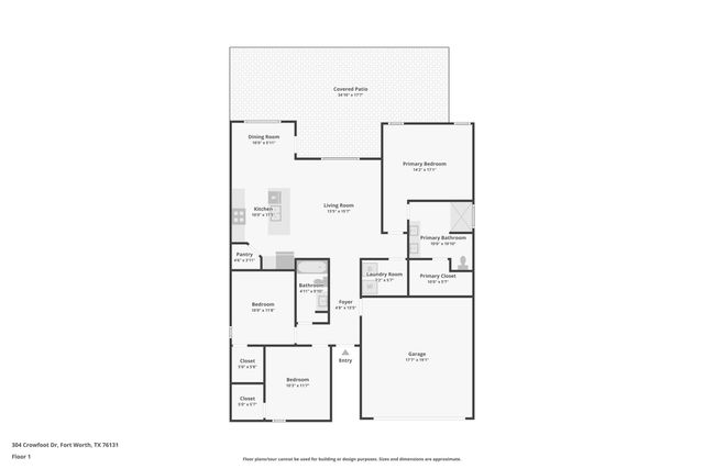 304 Crowfoot Drive, Fort Worth, TX 76131
