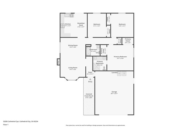 32205 Cathedral Canyon Drive, Cathedral City, CA 92234